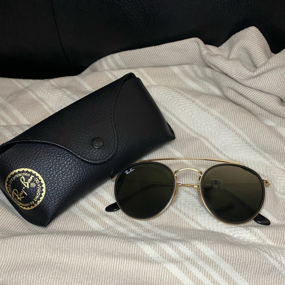 Ray-ban Round Double Bridge Sunglasses - Picture 3 of 11